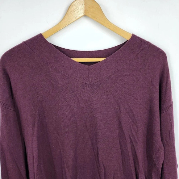 Chelsea28 Women's High Low Crewneck Sweater Cashmere Blend Size XXS NWT - Picture 5 of 10